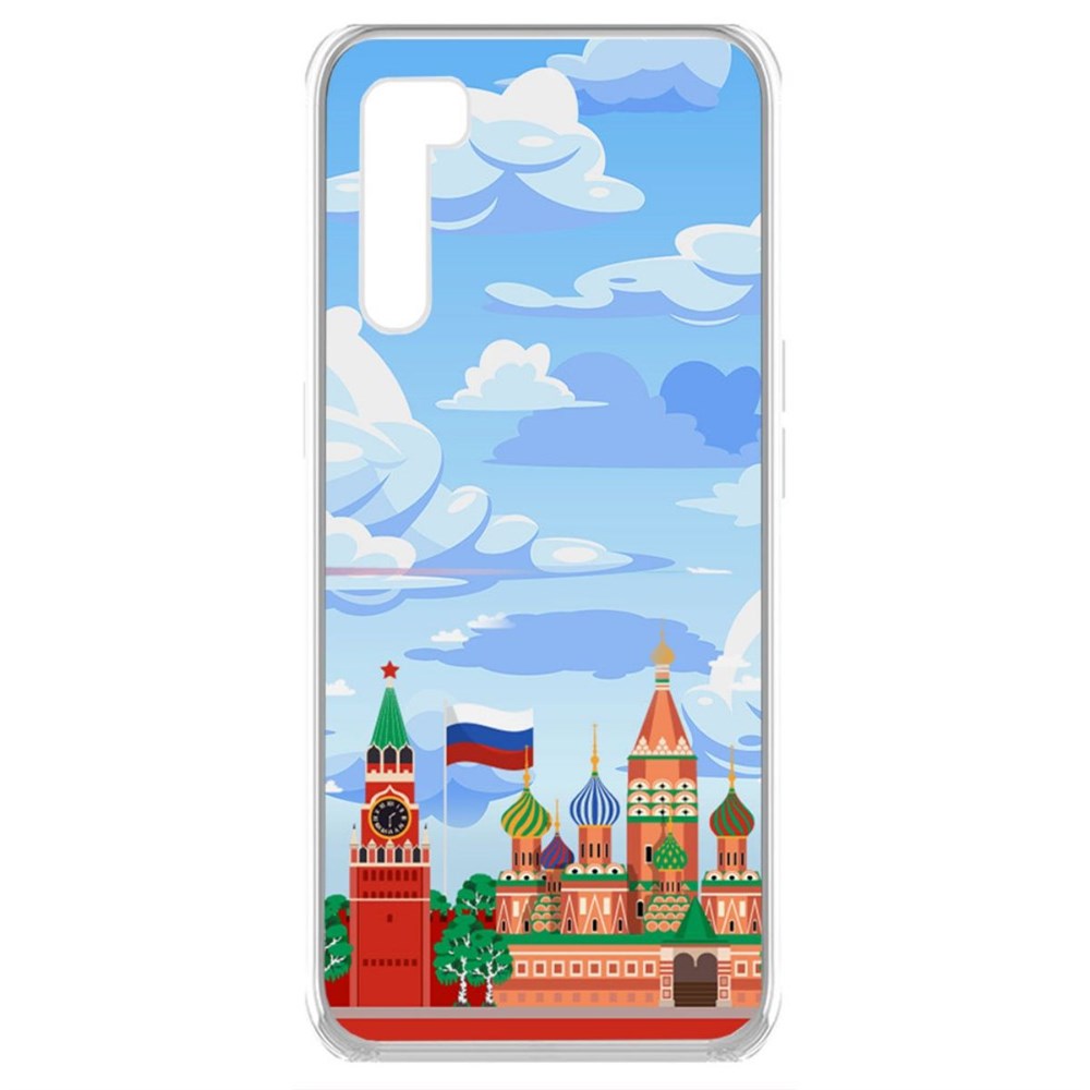 

Чехол-накладка Krutoff Clear Case Красная Площадь для Oppo A91