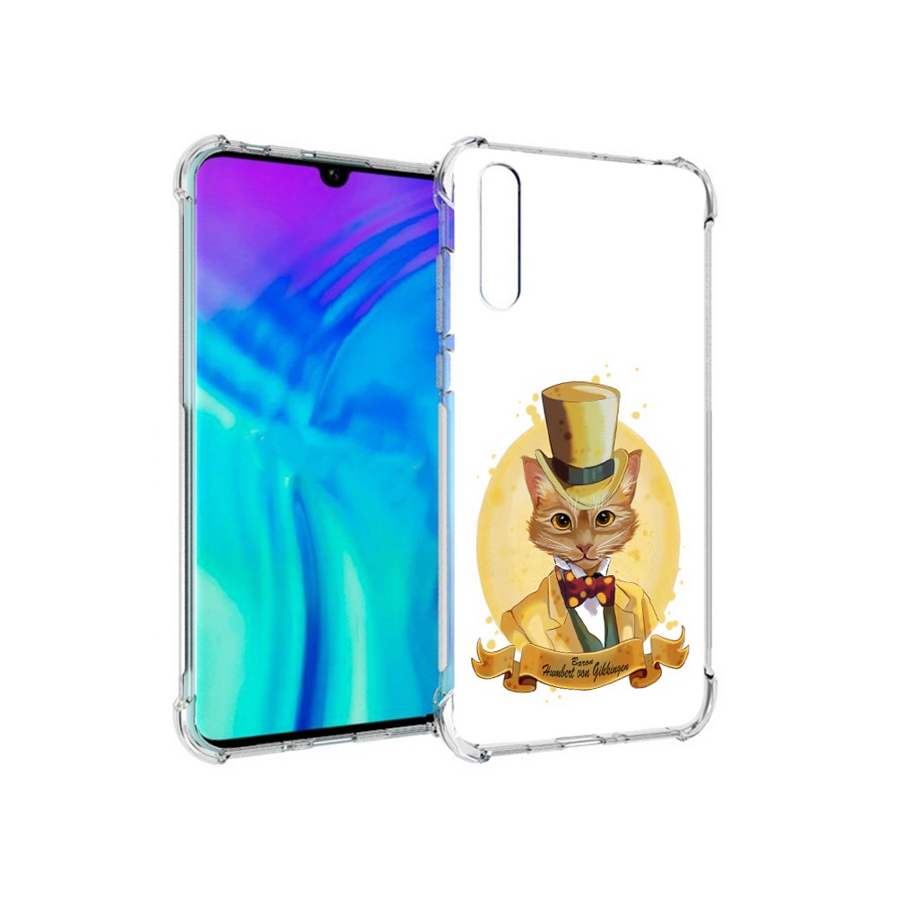 

Чехол MyPads Tocco для Huawei Enjoy 10s кот юрист, Прозрачный, Tocco