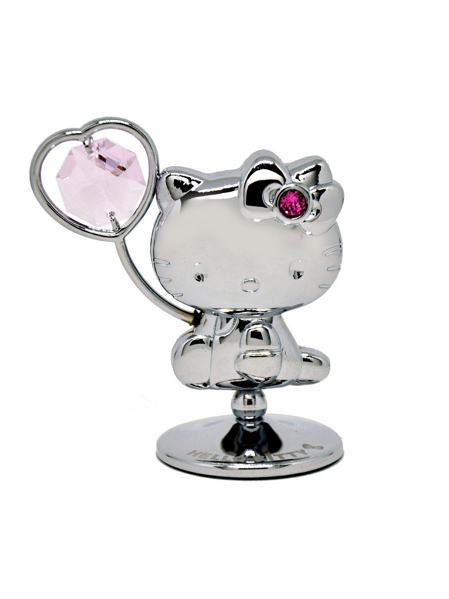 

Фигурка Hello Kitty CRYSTOCRAFT L4002-001-CPI2AB серебристый, L4002-001-CPI2AB