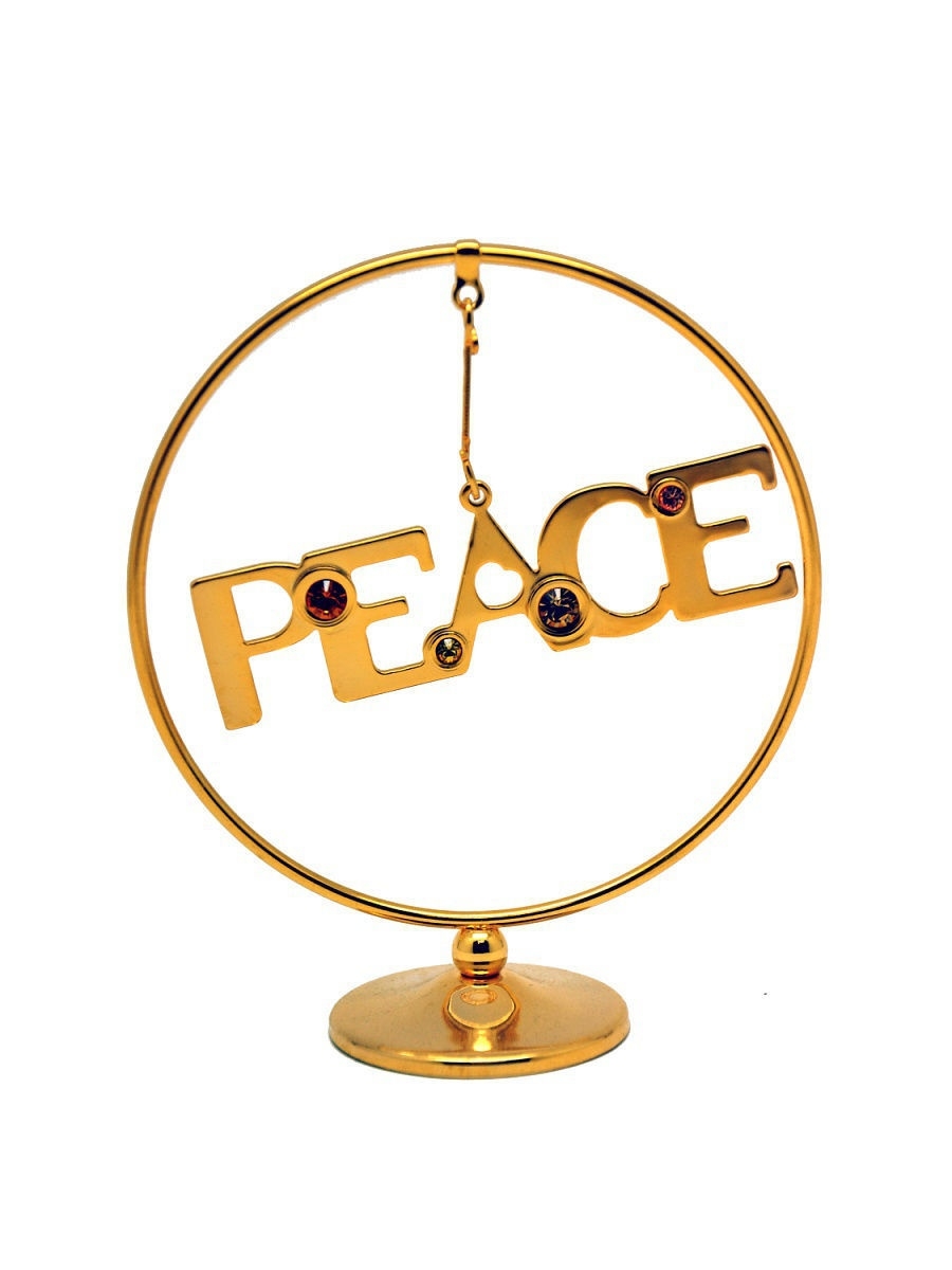 

Фигурка PEACE CRYSTOCRAFT 435-105-GTO золотистый, 435-105-GTO