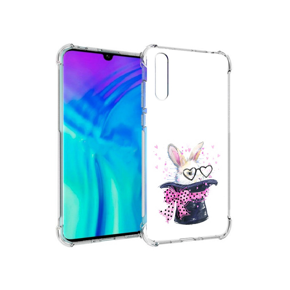 Чехол MyPads Tocco для Huawei Enjoy 10s кролик в шляпе