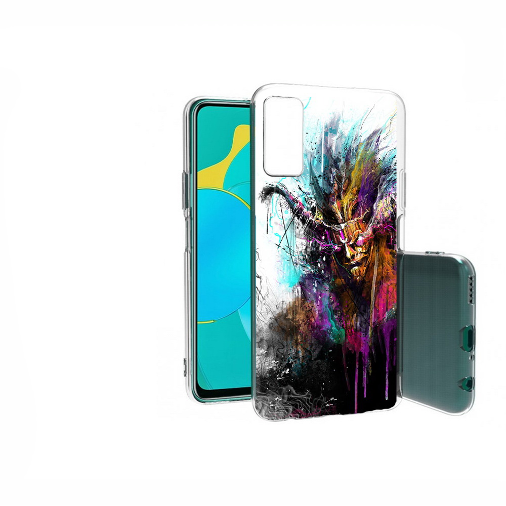 Чехол MyPads Tocco для Huawei Honor 30S яркий дьявол