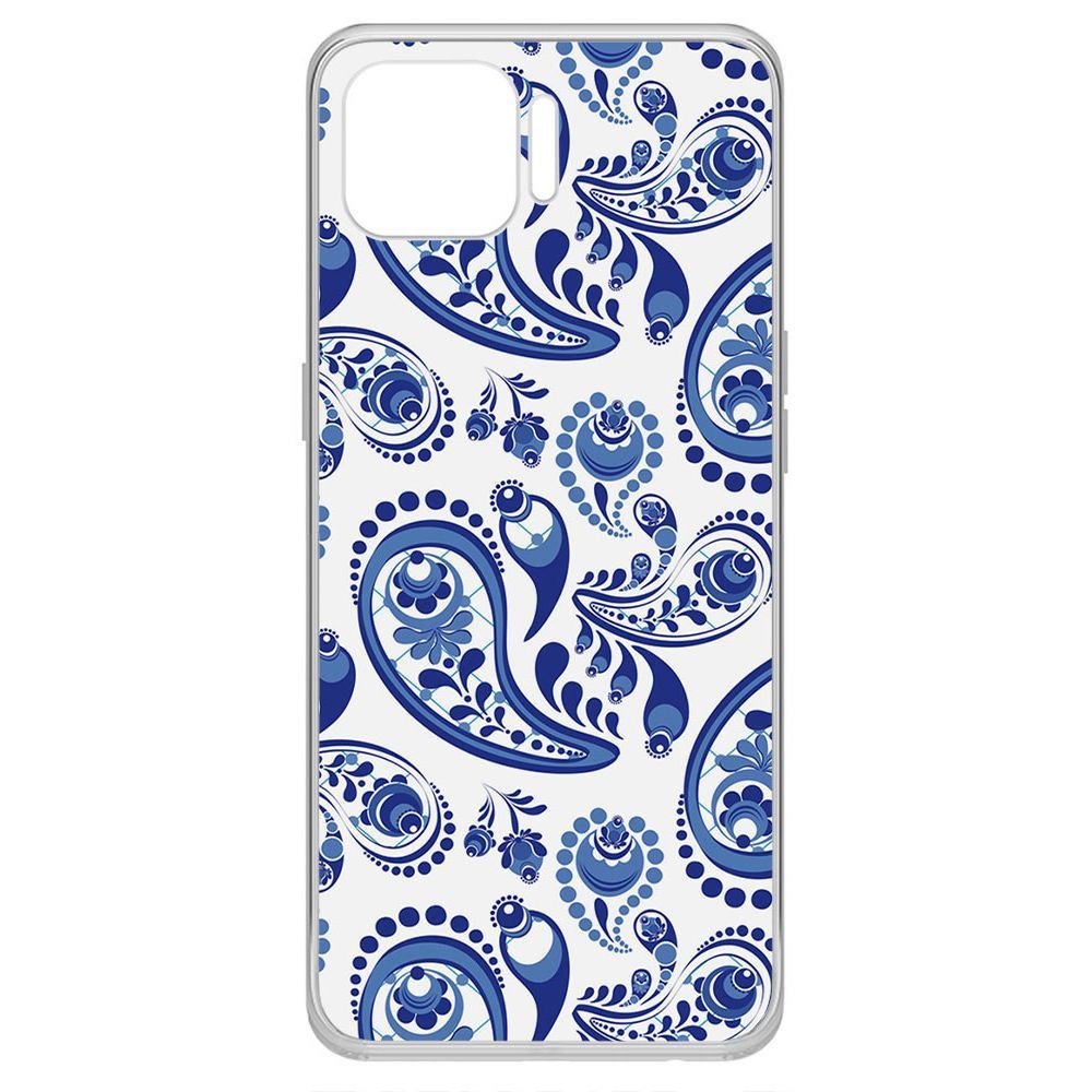 

Чехол-накладка Krutoff Clear Case Гжель для Oppo Reno4 F