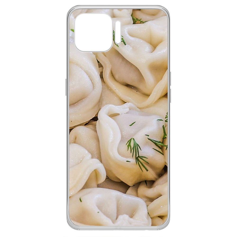 

Чехол-накладка Krutoff Clear Case Пельмешки для Oppo Reno4 F