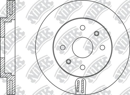 

Тормозной диск NiBK комплект 1 шт. RN1126