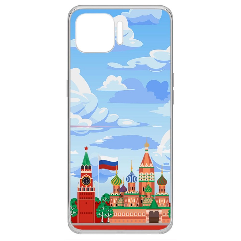 

Чехол-накладка Krutoff Clear Case Красная Площадь для Oppo F17 Pro