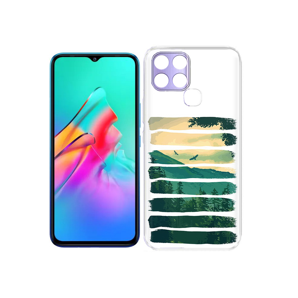 

Чехол MyPads Tocco для Infinix Smart 6 Лесная чаща, Прозрачный, Tocco