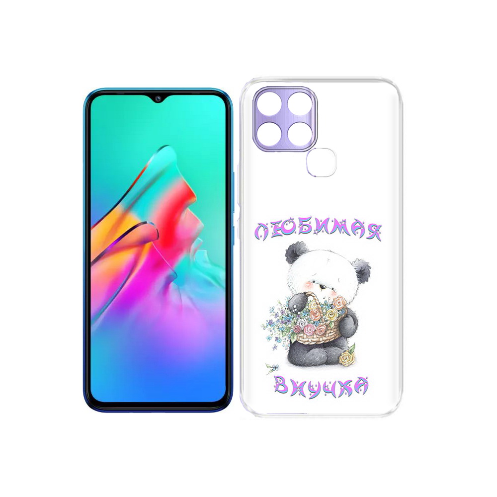 

Чехол MyPads Tocco для Infinix Smart 6 Любимая внучка, Прозрачный, Tocco