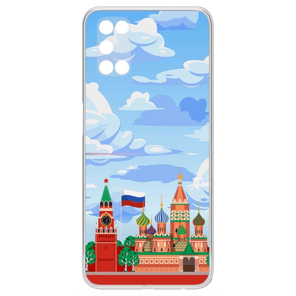 

Чехол-накладка Krutoff Clear Case Красная Площадь для Oppo A52