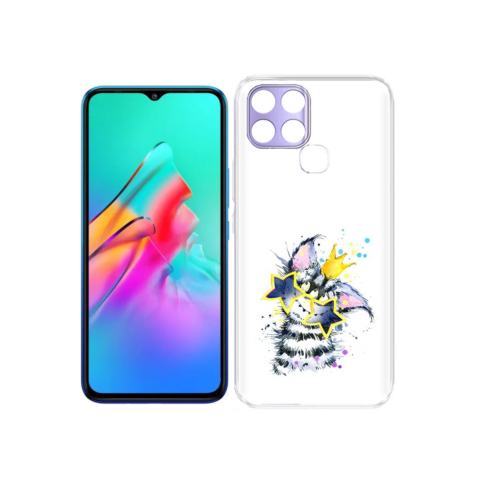

Чехол MyPads Tocco для Infinix Smart 6 Мартовский Нуся, Прозрачный, Tocco