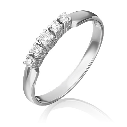 

Кольцо из золота р. 18 PLATINA jewelry 01-0290-00-101-1120-30, бриллиант, 01-0290-00-101-1120-30