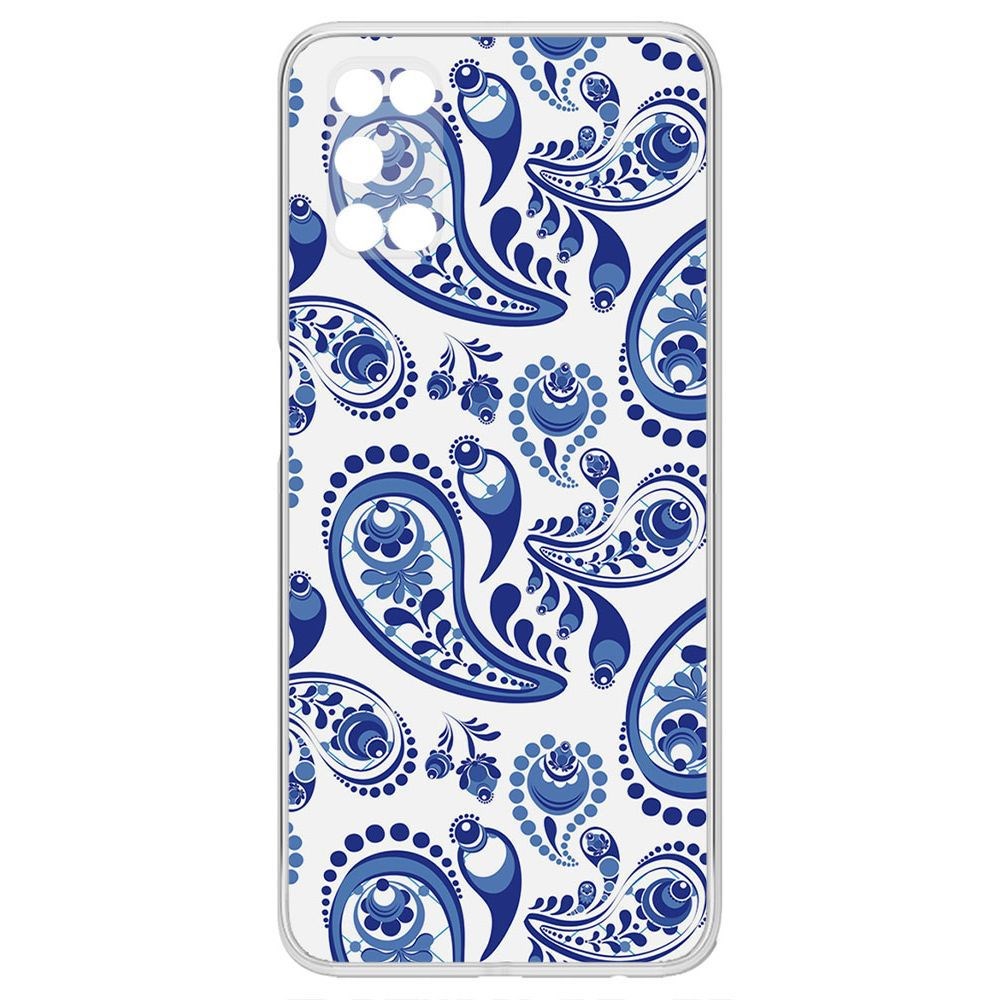 

Чехол-накладка Krutoff Clear Case Гжель для Oppo A92