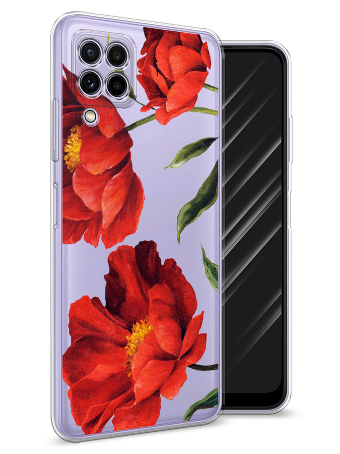 

Чехол Awog на Samsung Galaxy A22 / Самсунг A22 "Красные маки", Разноцветный, 2103150-8