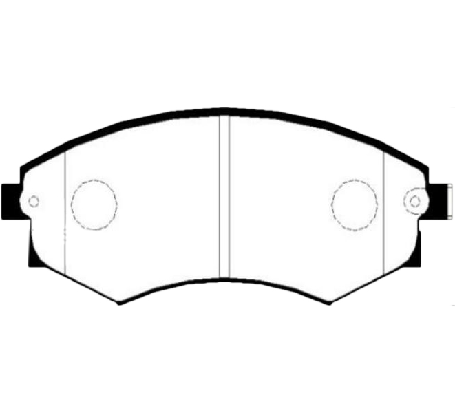 Тормозные колодки Ctr передение для Nissan Primera 90-98/Hyundai Sonata GK0457