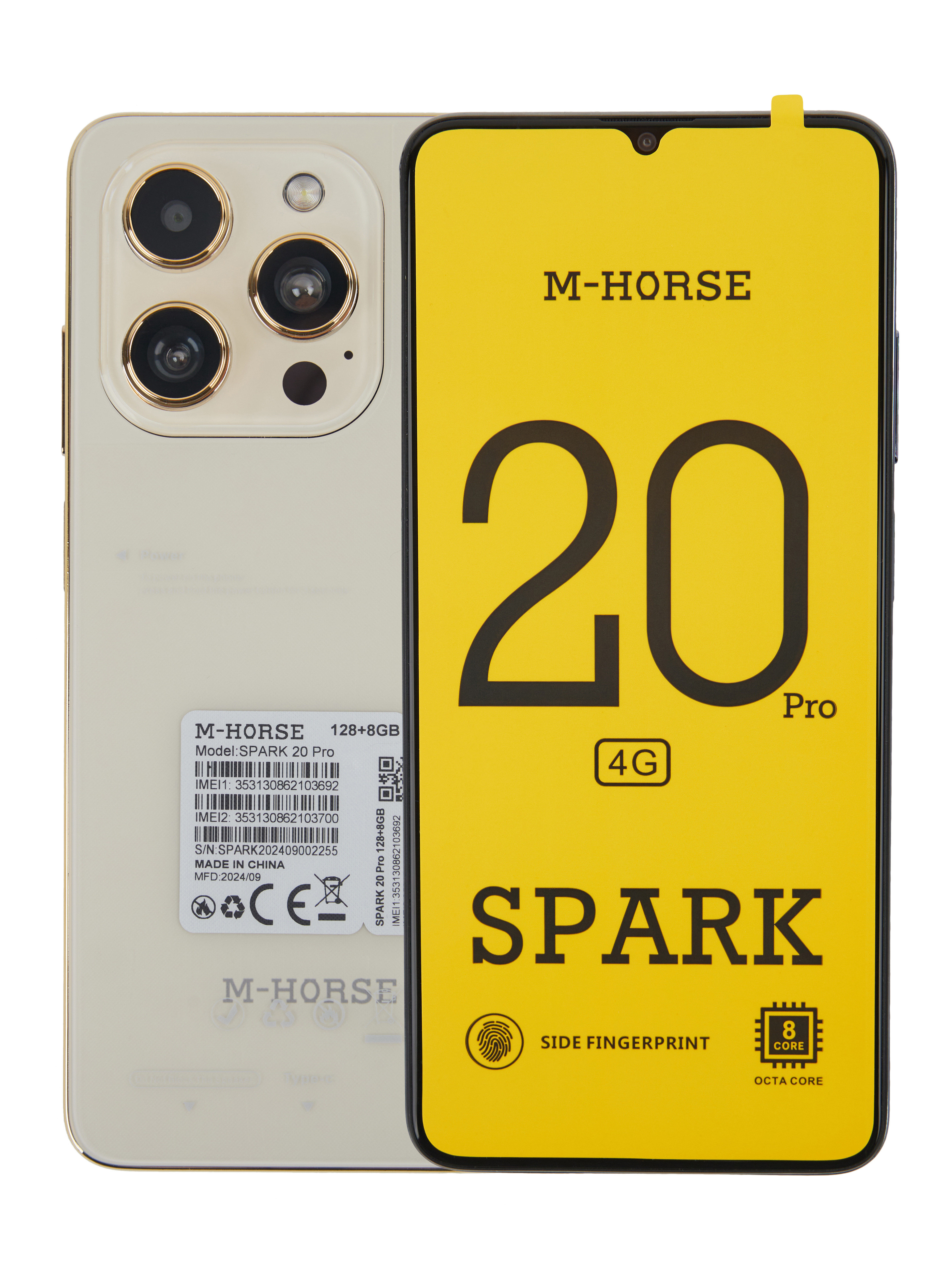 

Смартфон M-Horse 20 pro 8/128GB gold, mhorse20pro
