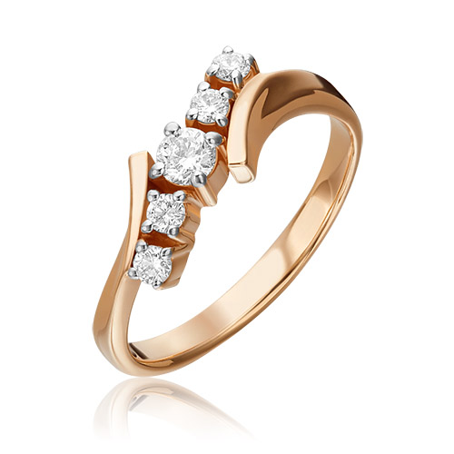 

Кольцо из золота р. 16,5 PLATINA jewelry 01-0377-00-101-1110-30, бриллиант, 01-0377-00-101-1110-30