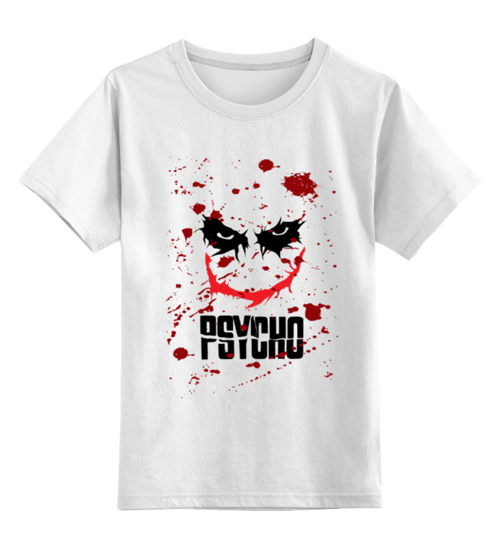 

Футболка детская Printio Джокер (psycho) цв. белый р. 104, Джокер (psycho)