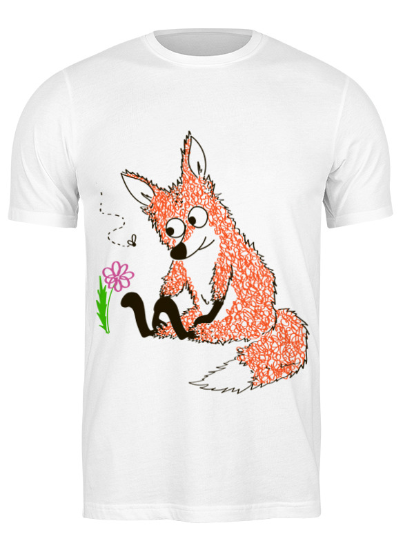 

Футболка мужская Printio Лисичка и муха белая XL, Белый, Лисичка и муха