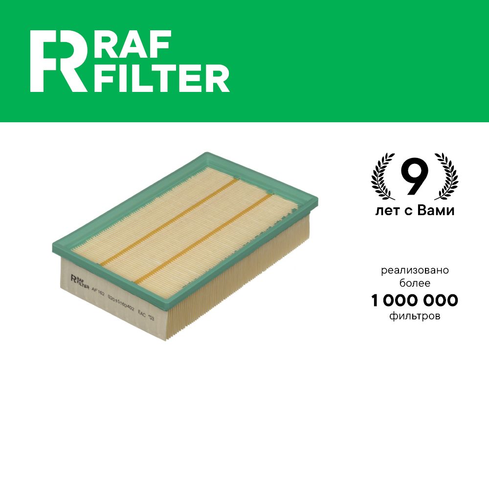 

Фильтр воздушный RAF Filter AF162 CHANGAN CS55/PLUS, CS75/PLUS, UNI-T объемы 1.5T
