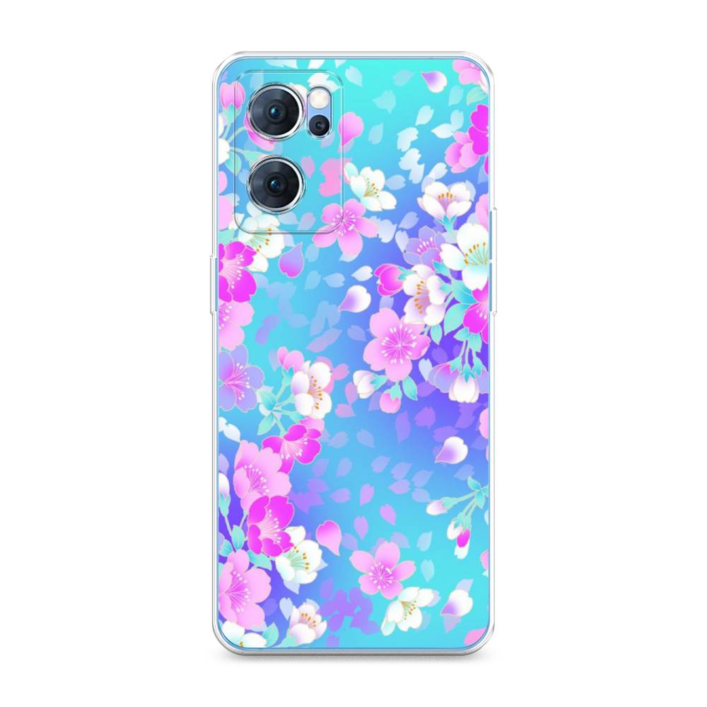 

Чехол Awog на Oppo Reno 7 5G "Яблоневые цветы", Разноцветный, 258150-8