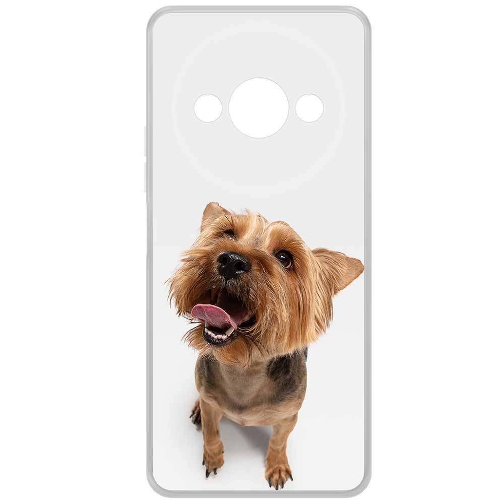 

Чехол-накладка Krutoff Clear Case Йоркширский терьер для Xiaomi Redmi A3x, Прозрачный