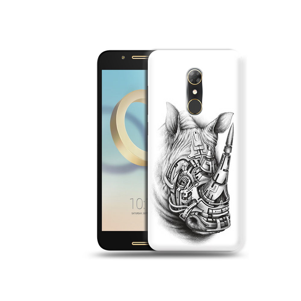 

Чехол MyPads Tocco для Alcatel A7 стальной носорог (PT133991.671.620), Прозрачный, Tocco