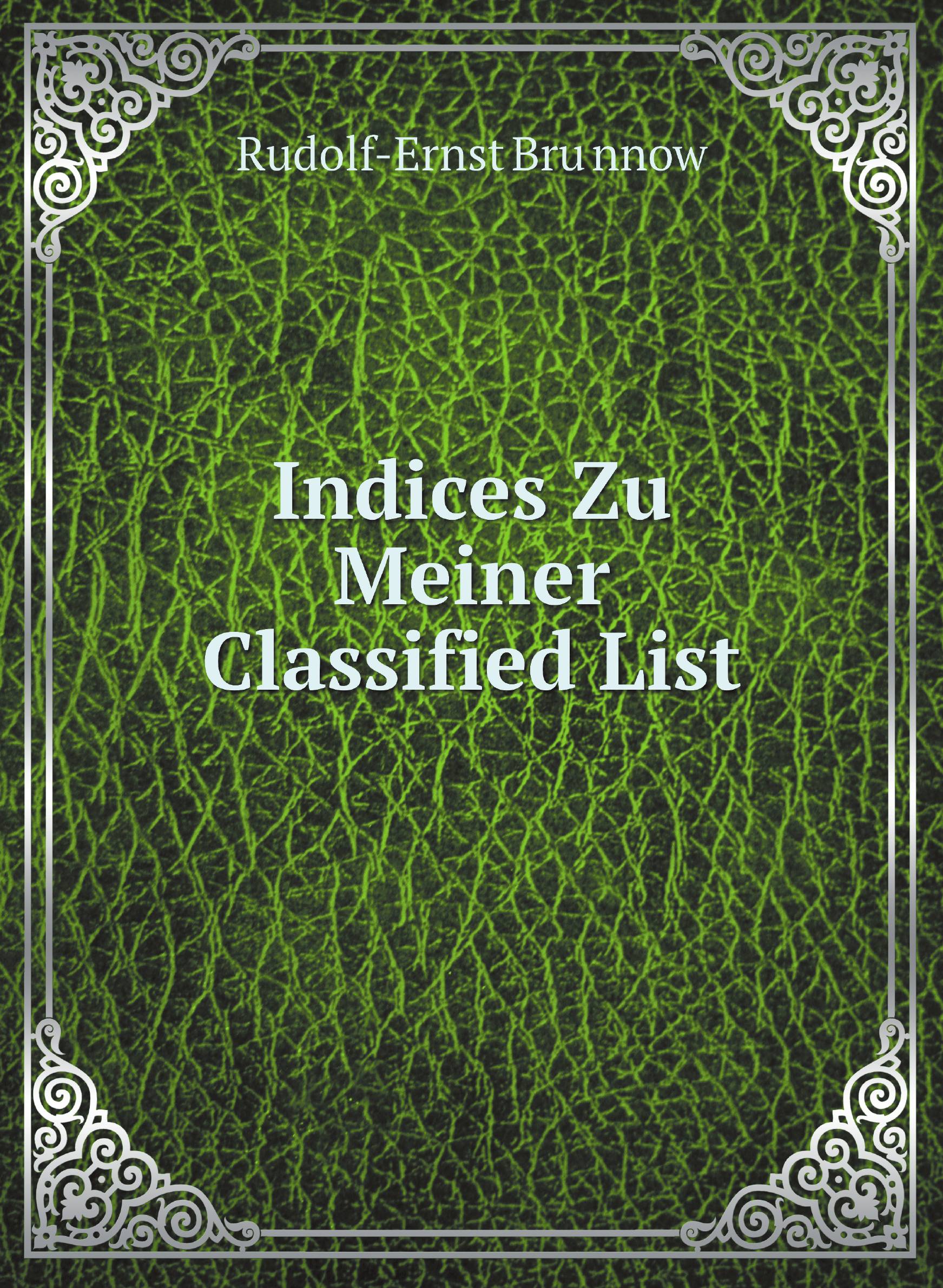 

Indices Zu Meiner Classified List