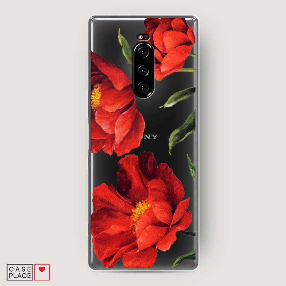 

Чехол Awog на Sony Xperia 1/XZ4 "Красные маки", Разноцветный, 54250-8