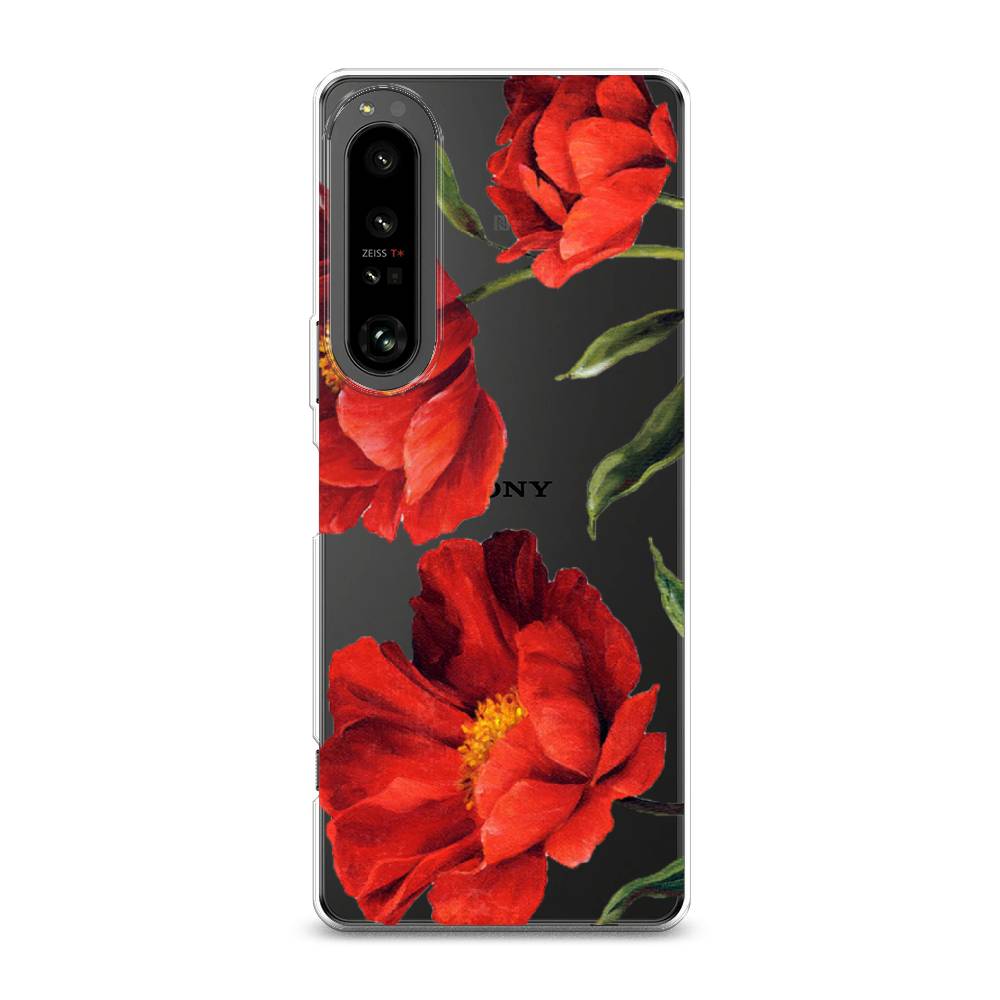 

Чехол Awog на Sony Xperia 1 IV "Красные маки", Разноцветный, 55150-8