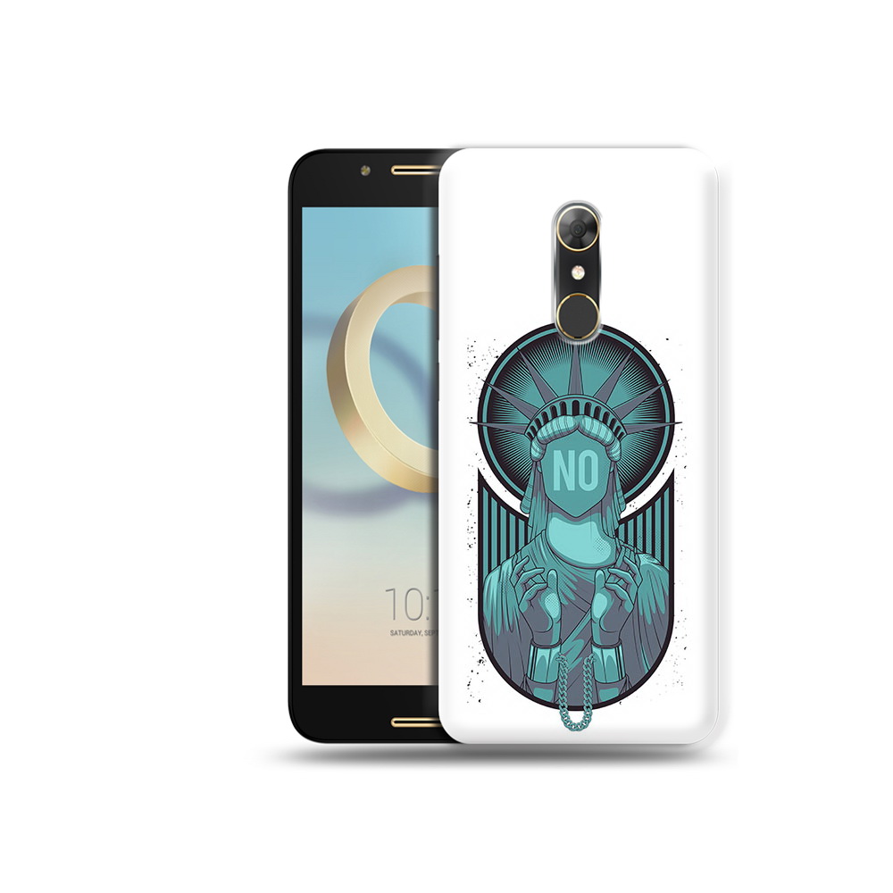 

Чехол MyPads Tocco для Alcatel A7 статуя свободы зеленый (PT133991.671.623), Прозрачный, Tocco