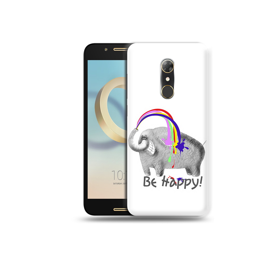 

Чехол MyPads Tocco для Alcatel A7 счастливый слон (PT133991.671.632), Прозрачный, Tocco