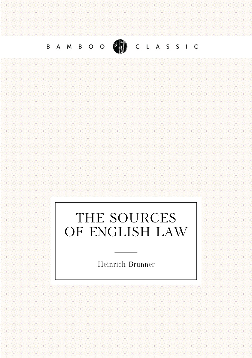 

The Sources of English Law