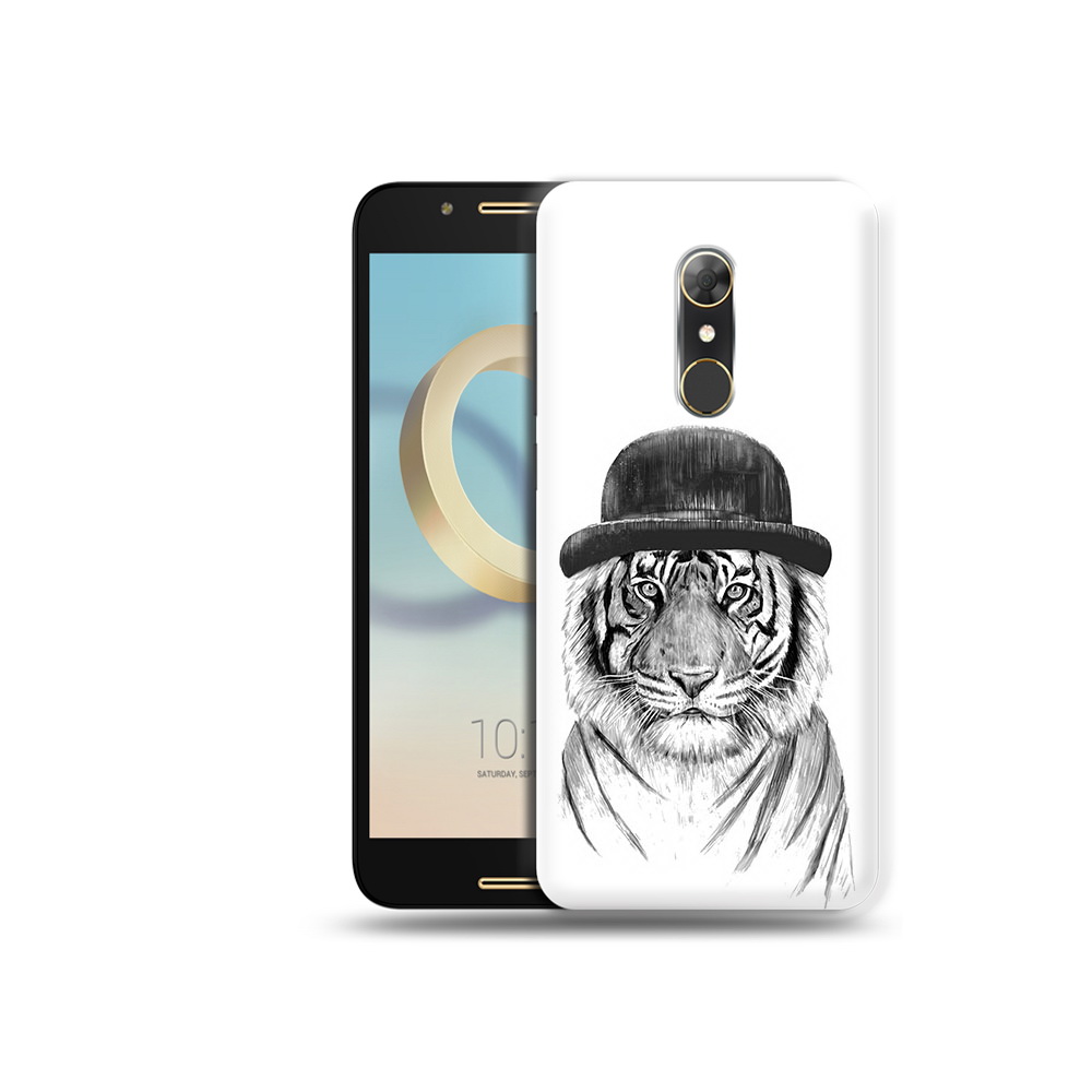 

Чехол MyPads Tocco для Alcatel A7 тигр британец (PT133991.671.641), Прозрачный, Tocco