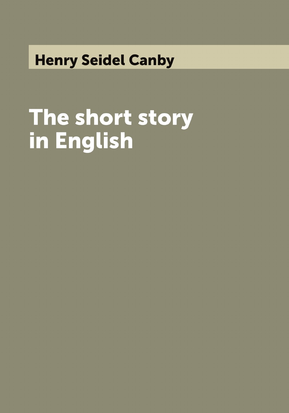 

The short story in English