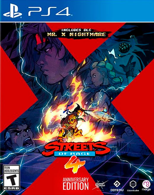Игра Streets of Rage 4 Anniversary Edition (PS4, русская версия)