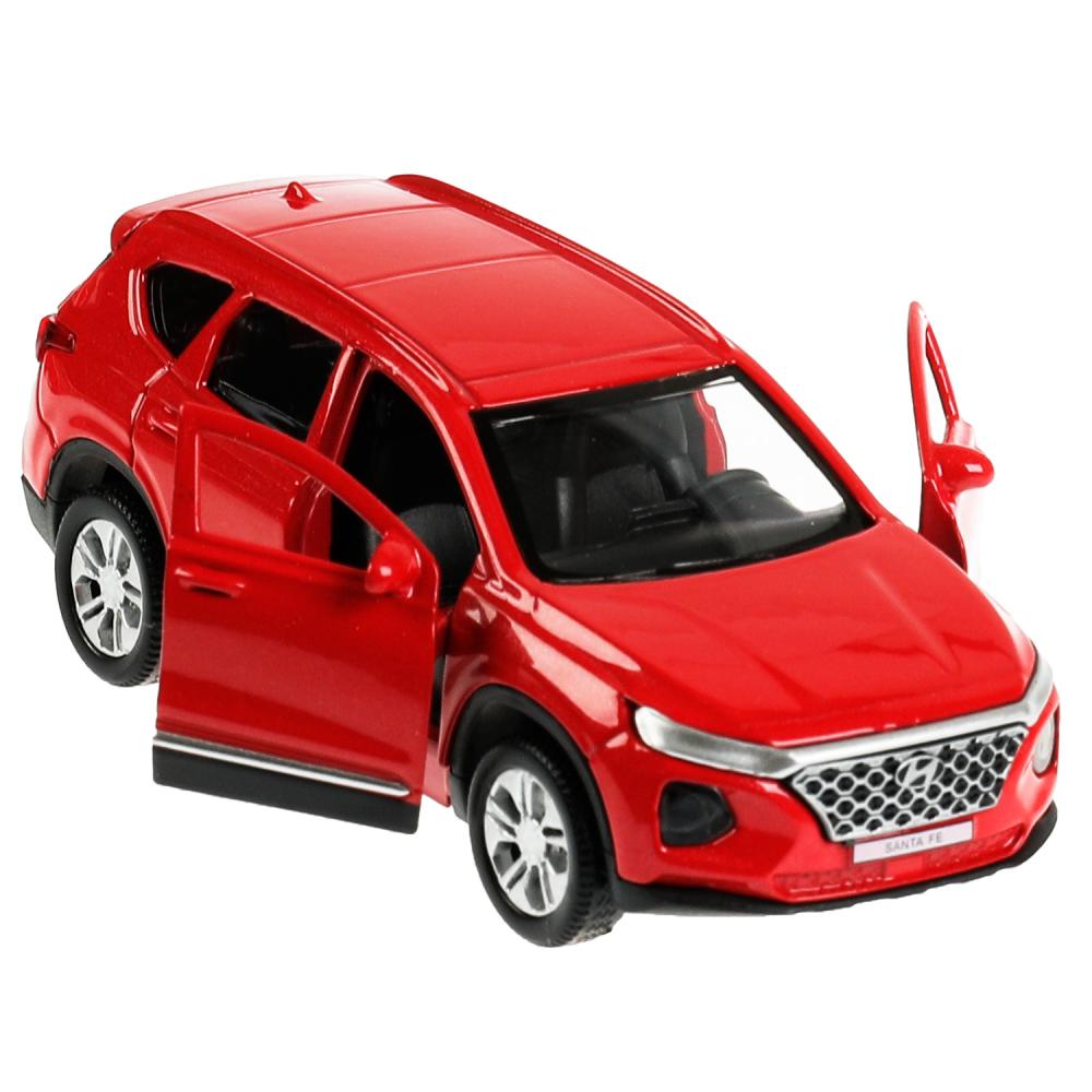 Машинка металлическая ТехноПарк Hyundai Santafe 12см красная SANTAFE2-12-RD машинка металлическая hyundai elantra городское такси джамбо тойз