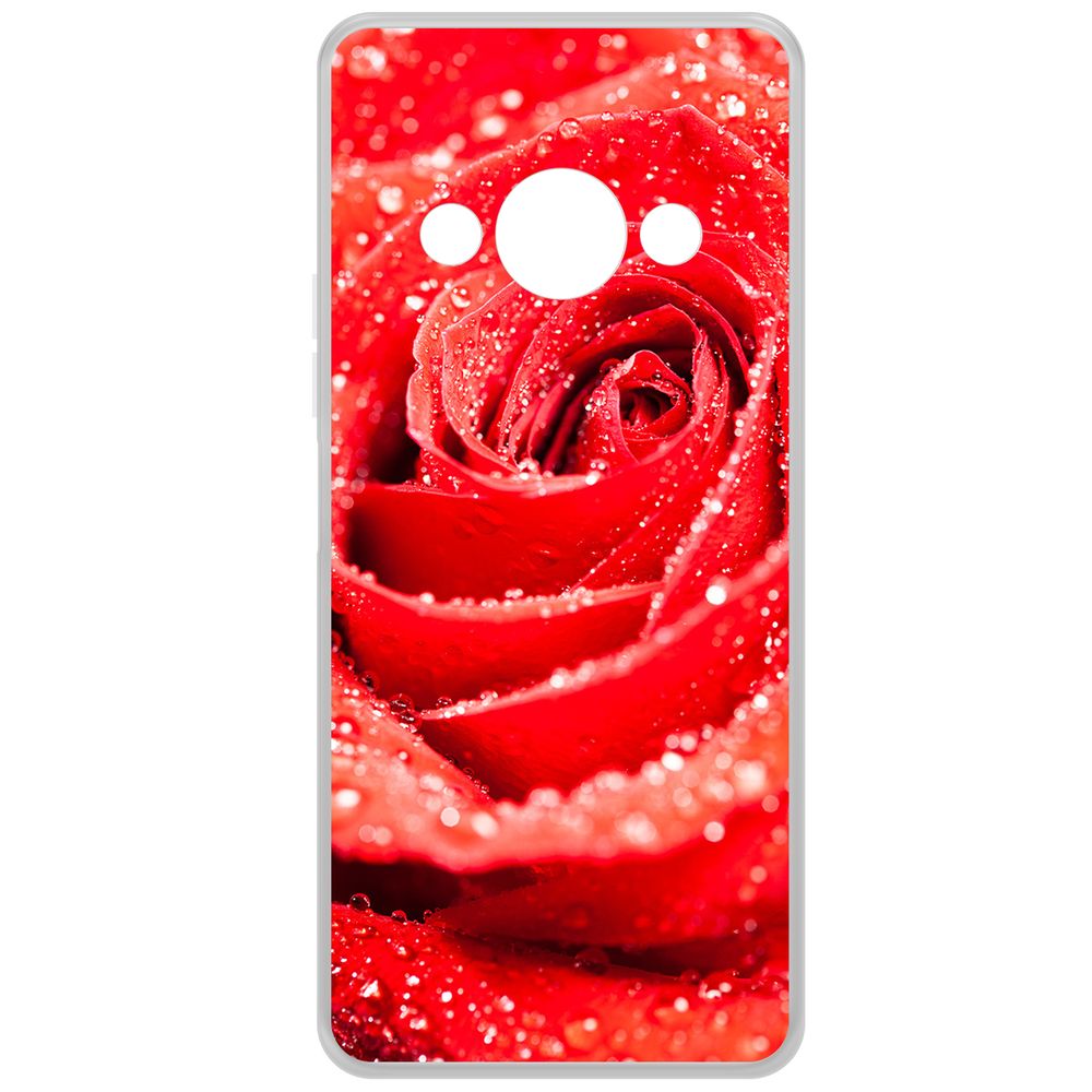 

Чехол-накладка Krutoff Clear Case Роза для Xiaomi Redmi A3x, Прозрачный