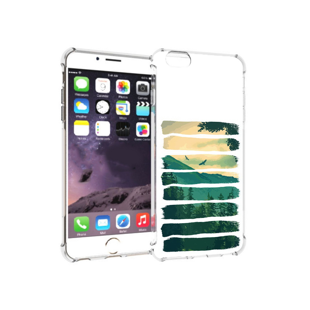 

Чехол MyPads Tocco для Apple iPhone 6 Plus Лесная чаща, Прозрачный, Tocco