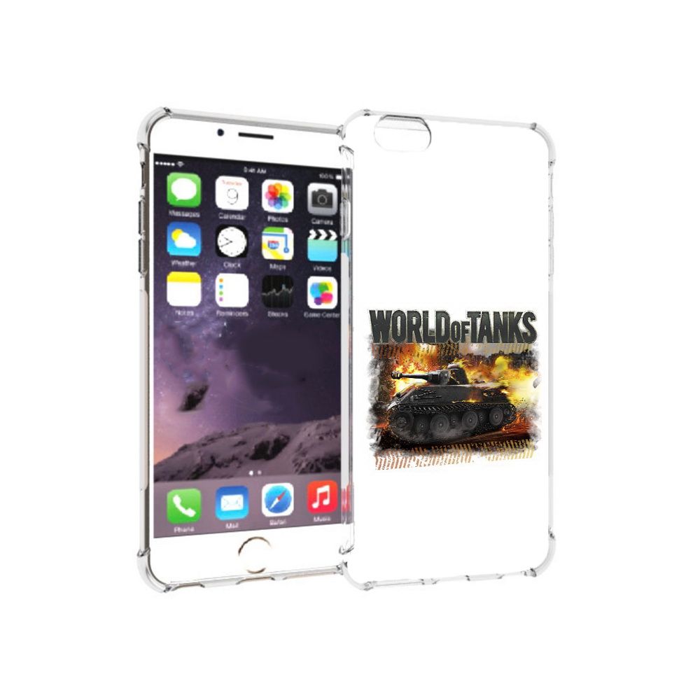 

Чехол MyPads Tocco для Apple iPhone 6 Plus Мир танков-2, Прозрачный, Tocco