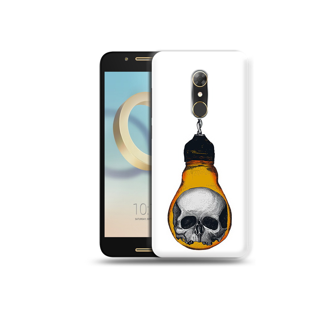Чехол MyPads Tocco для Alcatel A7 череп в лампочке (PT133991.671.676)