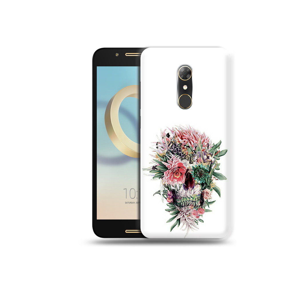

Чехол MyPads Tocco для Alcatel A7 череп из цветов (PT133991.671.677), Прозрачный, Tocco