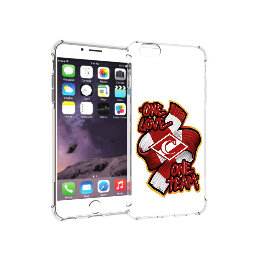

Чехол MyPads Tocco для Apple iPhone 6 Plus Одна любовь-Спартак, Прозрачный, Tocco