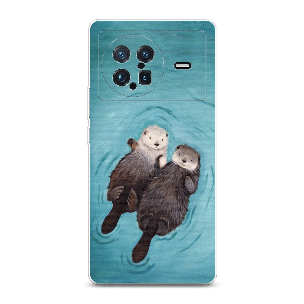 

Чехол Awog на Vivo X Note "Парочка бобров", Разноцветный, 266950-10