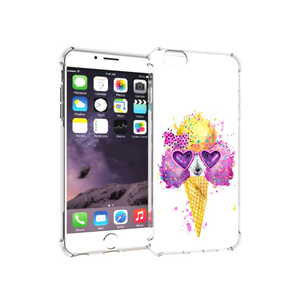 

Чехол MyPads Tocco для Apple iPhone 6 Plus Рожок, Прозрачный, Tocco