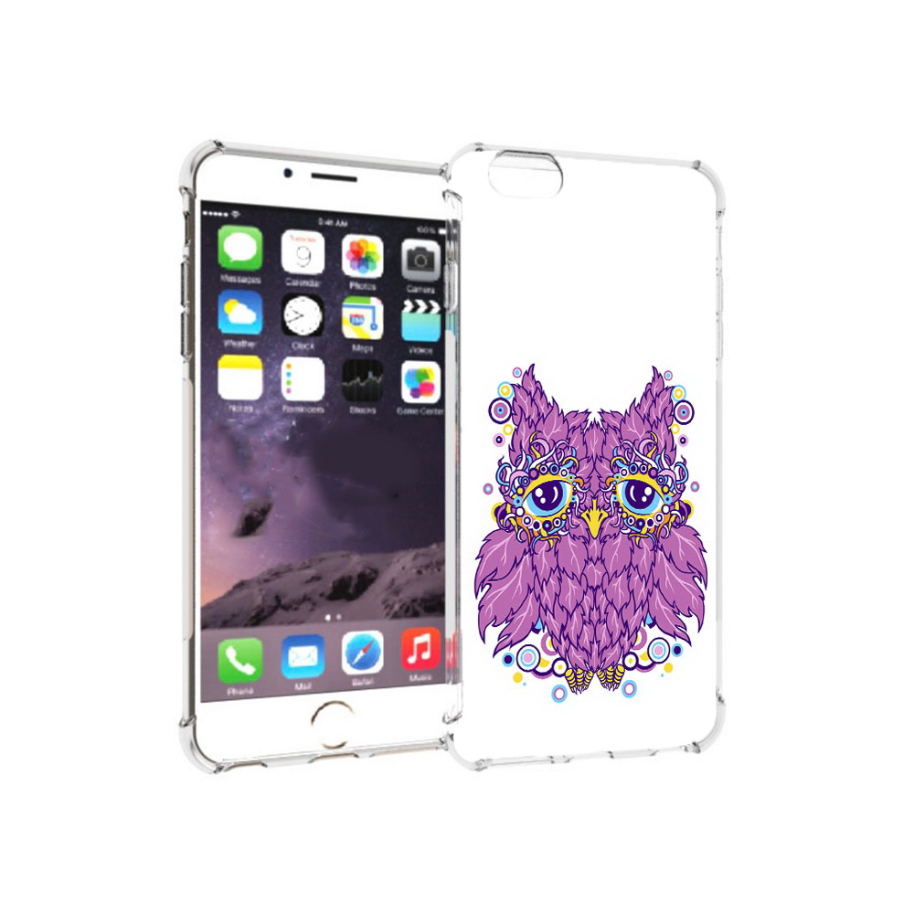 

Чехол MyPads Tocco для Apple iPhone 6 Plus Розовая сова, Прозрачный, Tocco