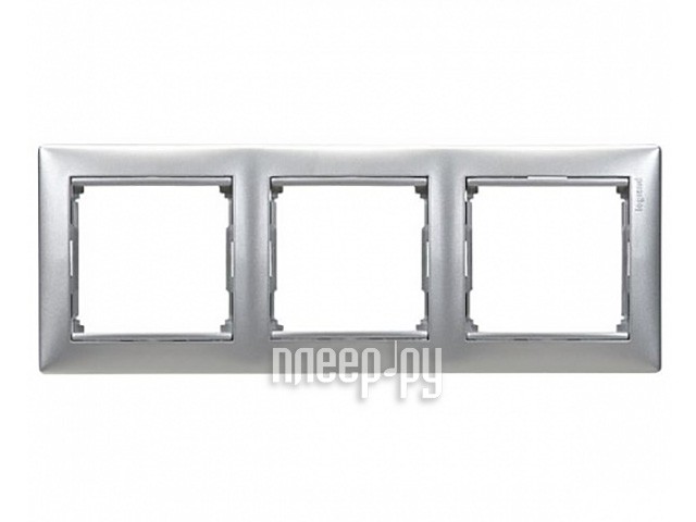 

Рамка Legrand Valena 3 поста Aluminum 770153