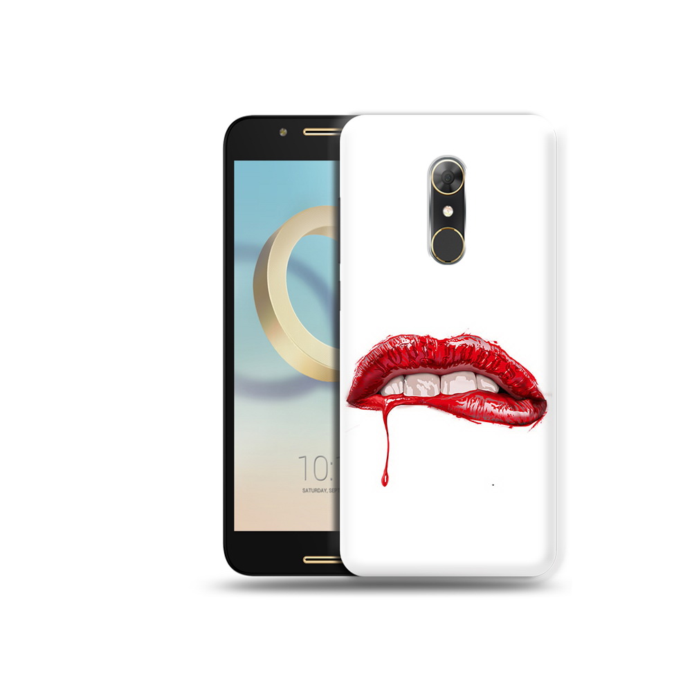 

Чехол MyPads Tocco для Alcatel A7 яркие красные губы (PT133991.671.706), Прозрачный, Tocco