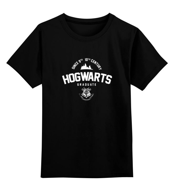 

Футболка детская Printio Hogwarts graduate цв. черный р. 104, Hogwarts graduate