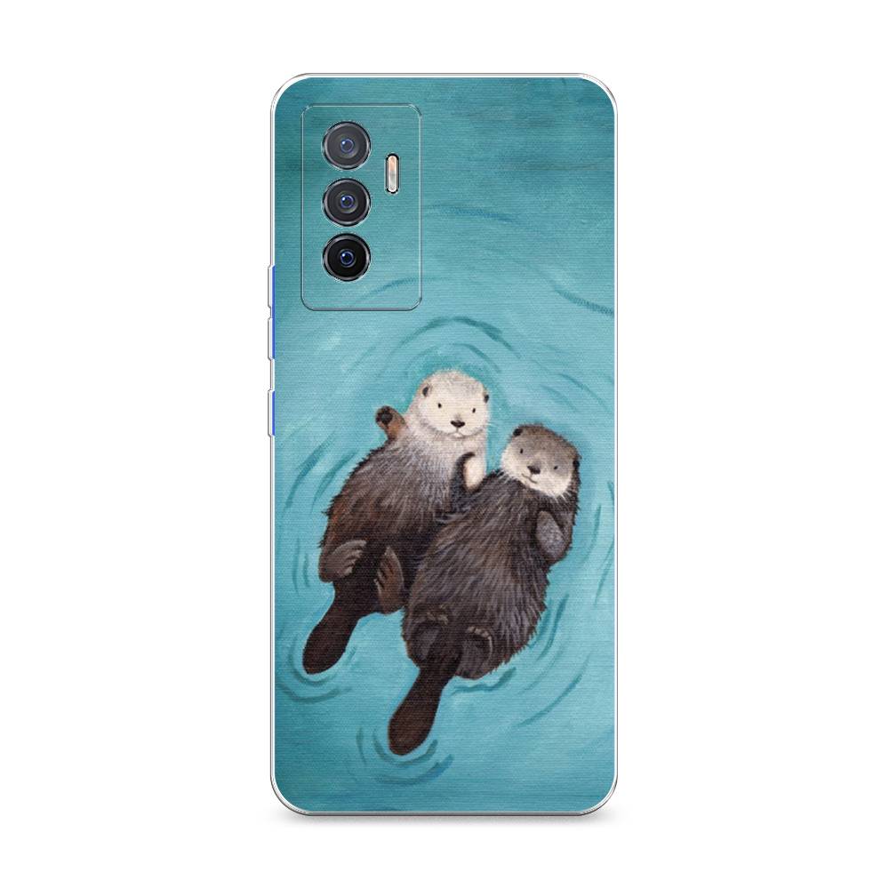 

Чехол Awog на Vivo V23e/Y75 4G "Парочка бобров", Разноцветный, 267050-10