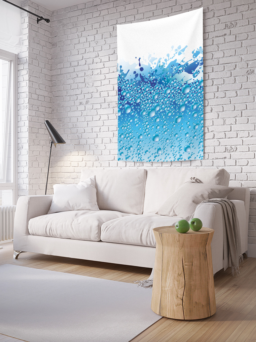 

Вертикальное фотопанно на стену JoyArty Брызги воды 100x150 см, Брызги воды
